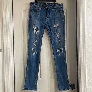 Hollister Men’s Skinny Distressed Jeans Size 32